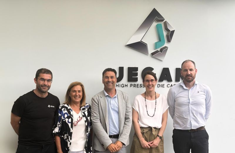 Jegan receives visits from representatives of the Public Treasury and the Gipuzkoa Provincial Council